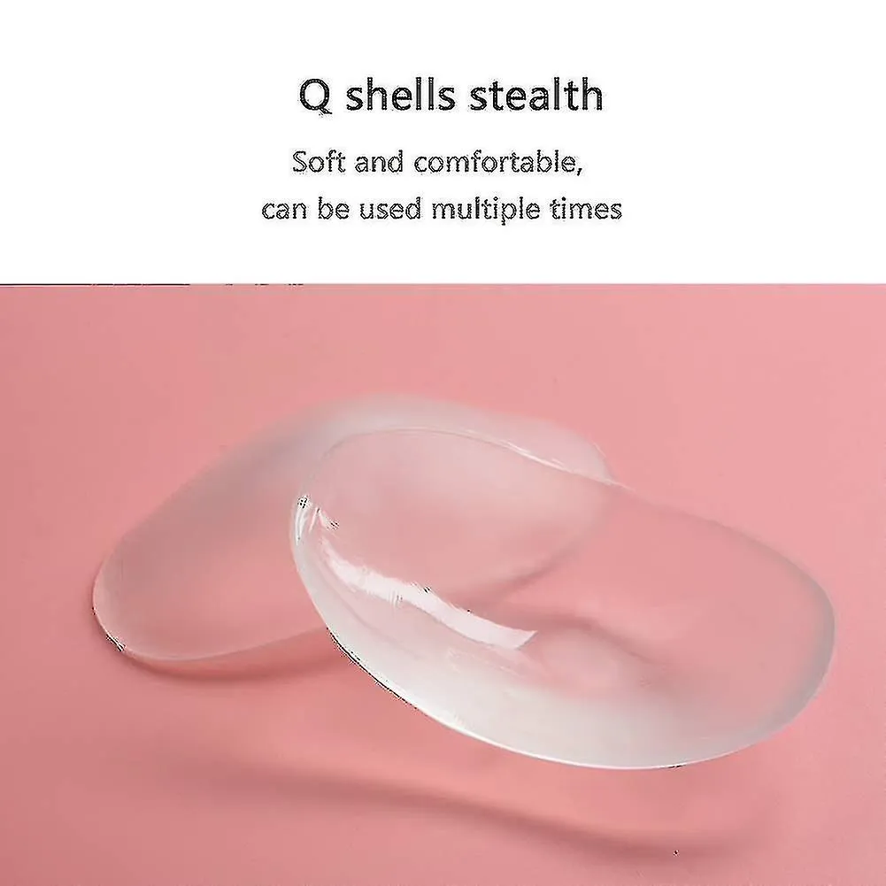2 Pieces Silicone Self Adhesive Shoulder Pads, Invisible Shoulder Pads