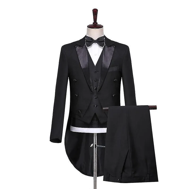 Abrigo de cola para hombre Traje formal Slim Fit