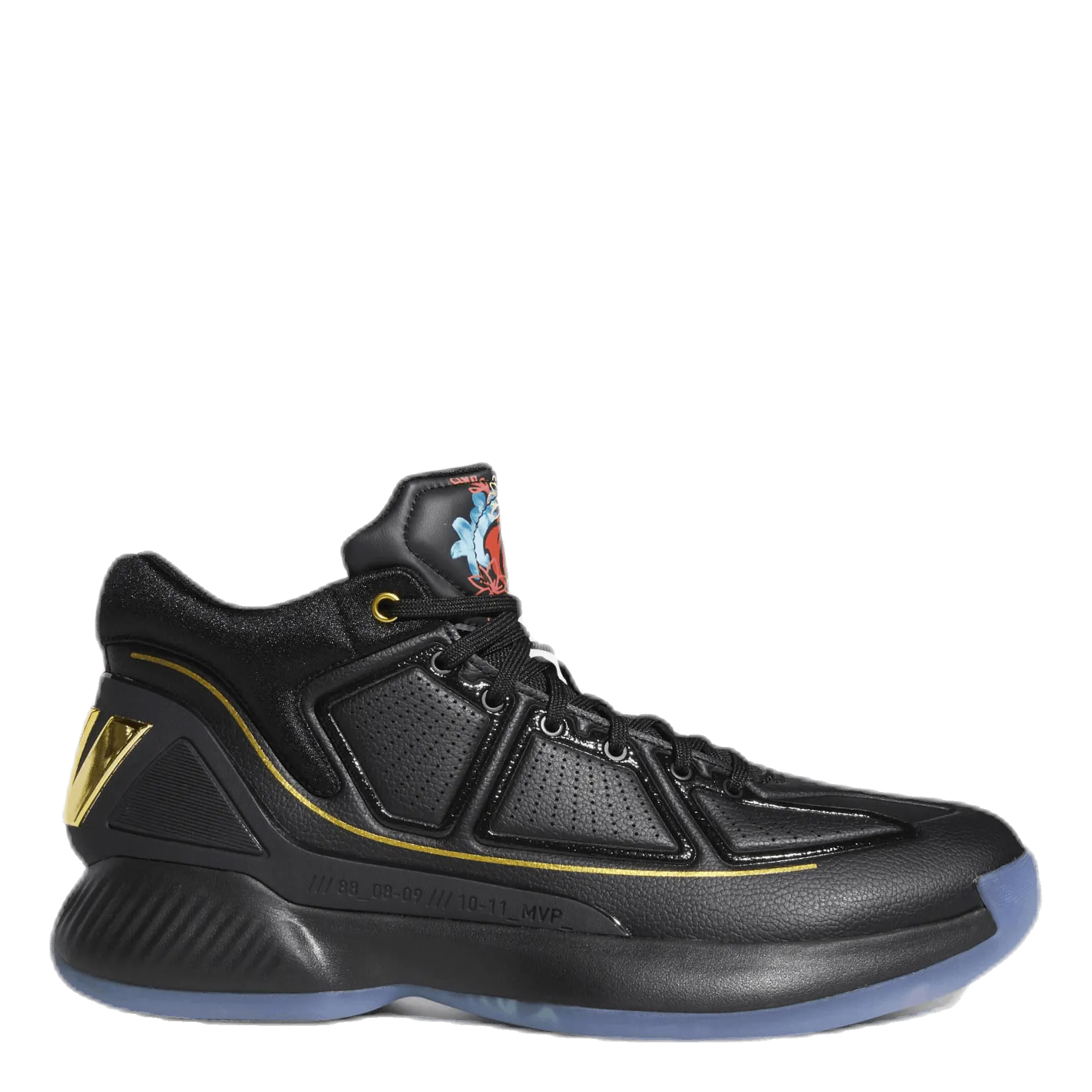 Adidas D Rose 10 Core Black / Gold Metallic / Scarlet