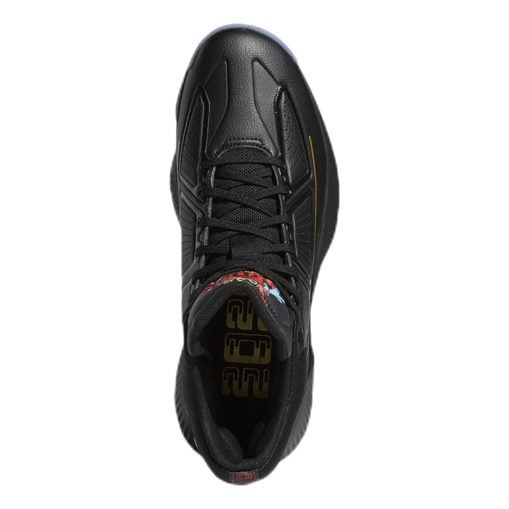 Adidas D Rose 10 Core Black / Gold Metallic / Scarlet