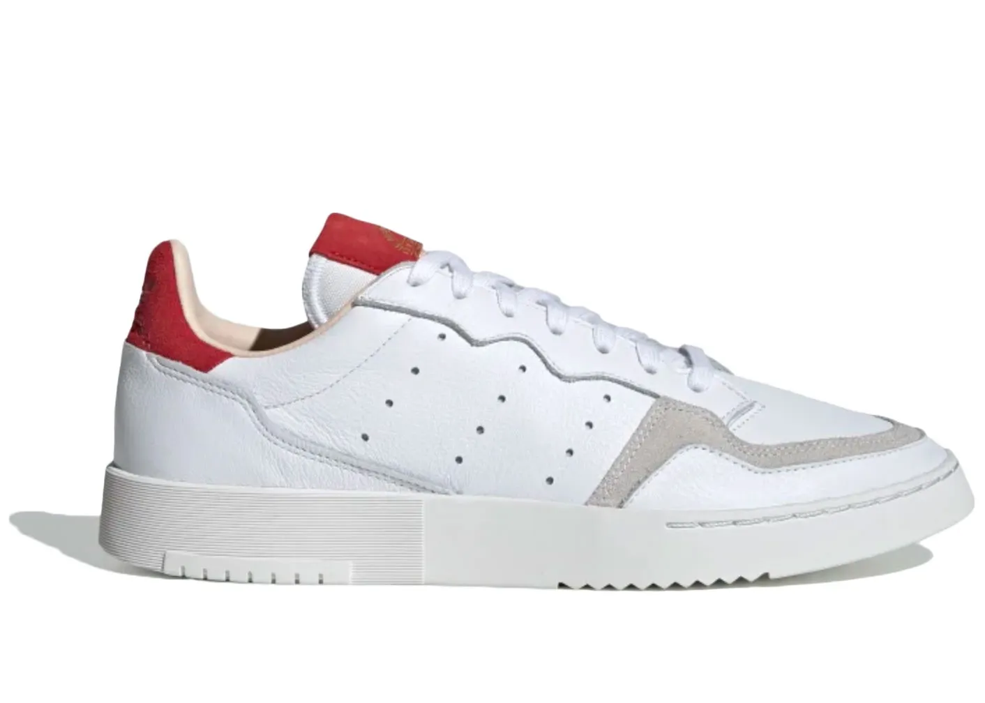 adidas Originals Supercourt Cloud White Scarlet