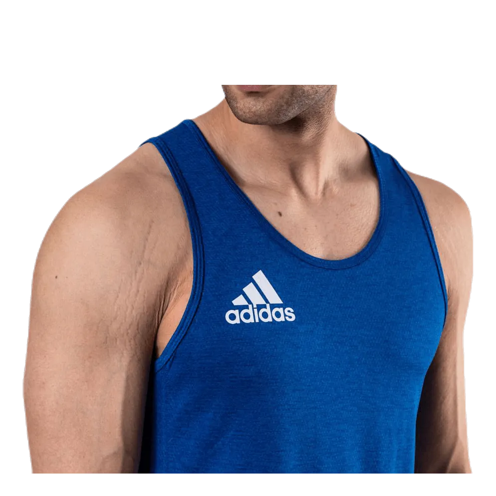 Adidas Rugby Singlet Blue