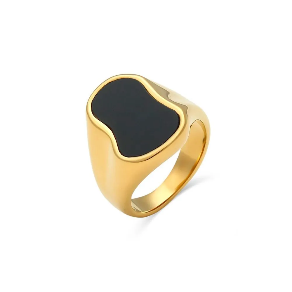 Anillo Arlen Ónix Oro