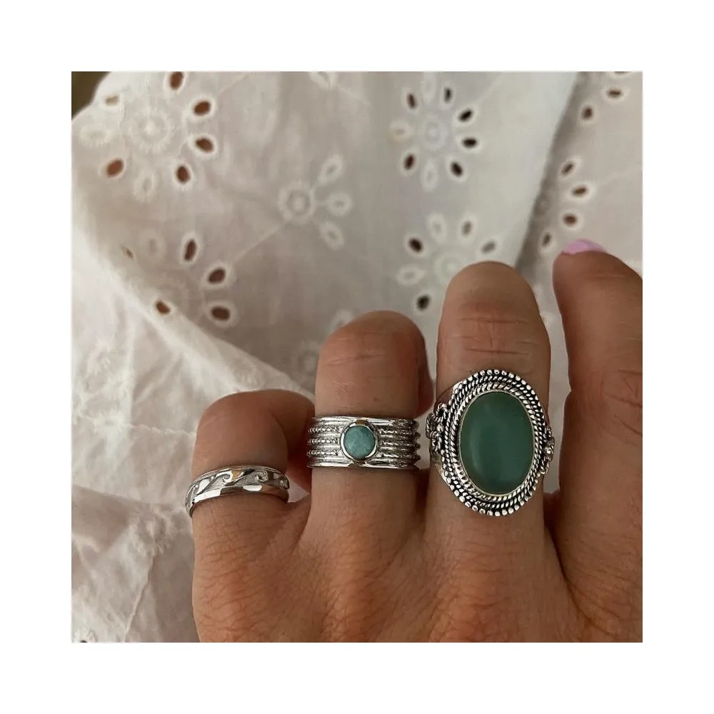 Anillo Bali Calcedonia