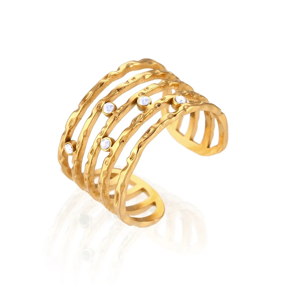 Anillo Biti Blanco Oro