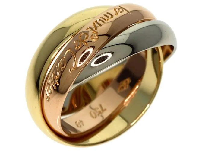 Anillo Cartier Trinity #48 Dorado 