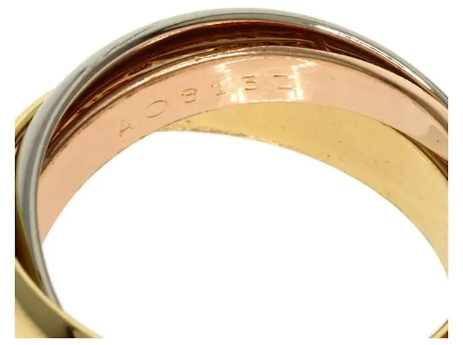 Anillo Cartier Trinity #48 Dorado 