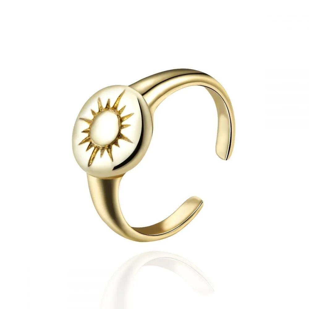 Anillo Meñique Sol Oro