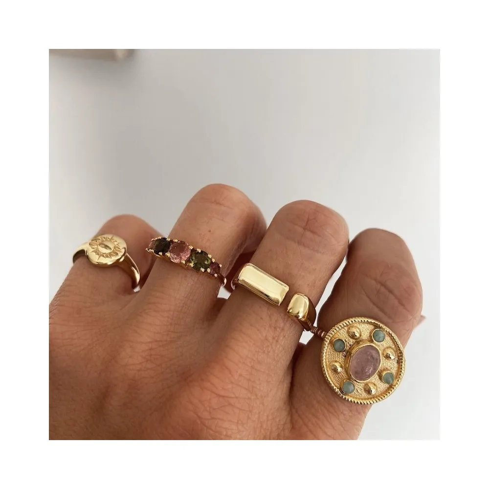 Anillo Meñique Sol Oro