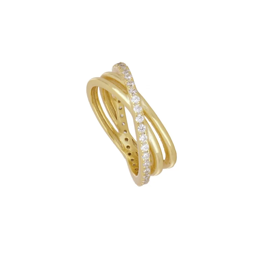 Anillo Neuss Circonitas Oro