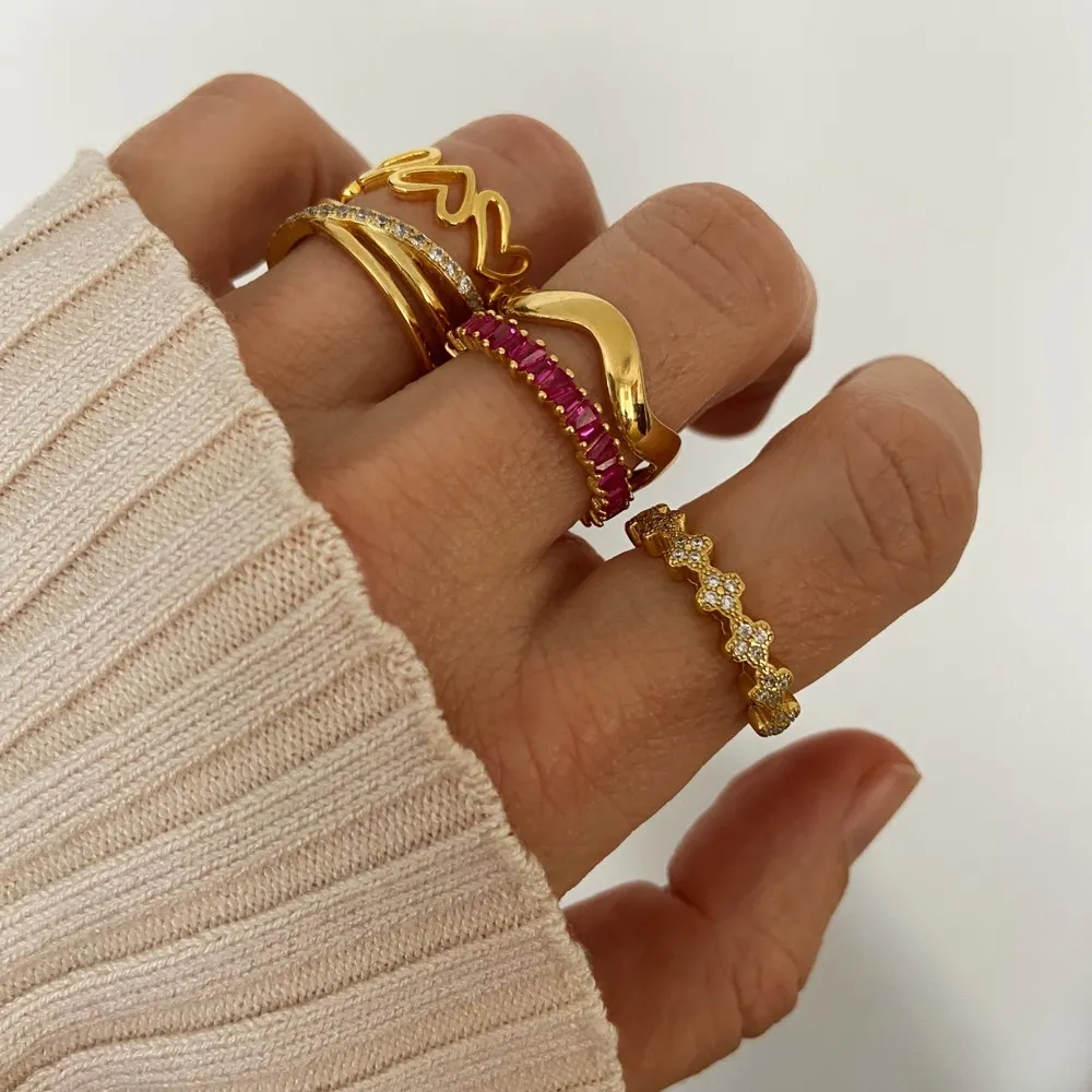 Anillo Neuss Circonitas Oro