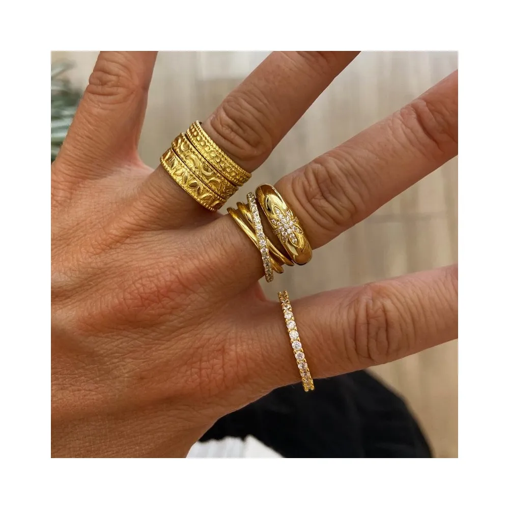 Anillo Neuss Circonitas Oro