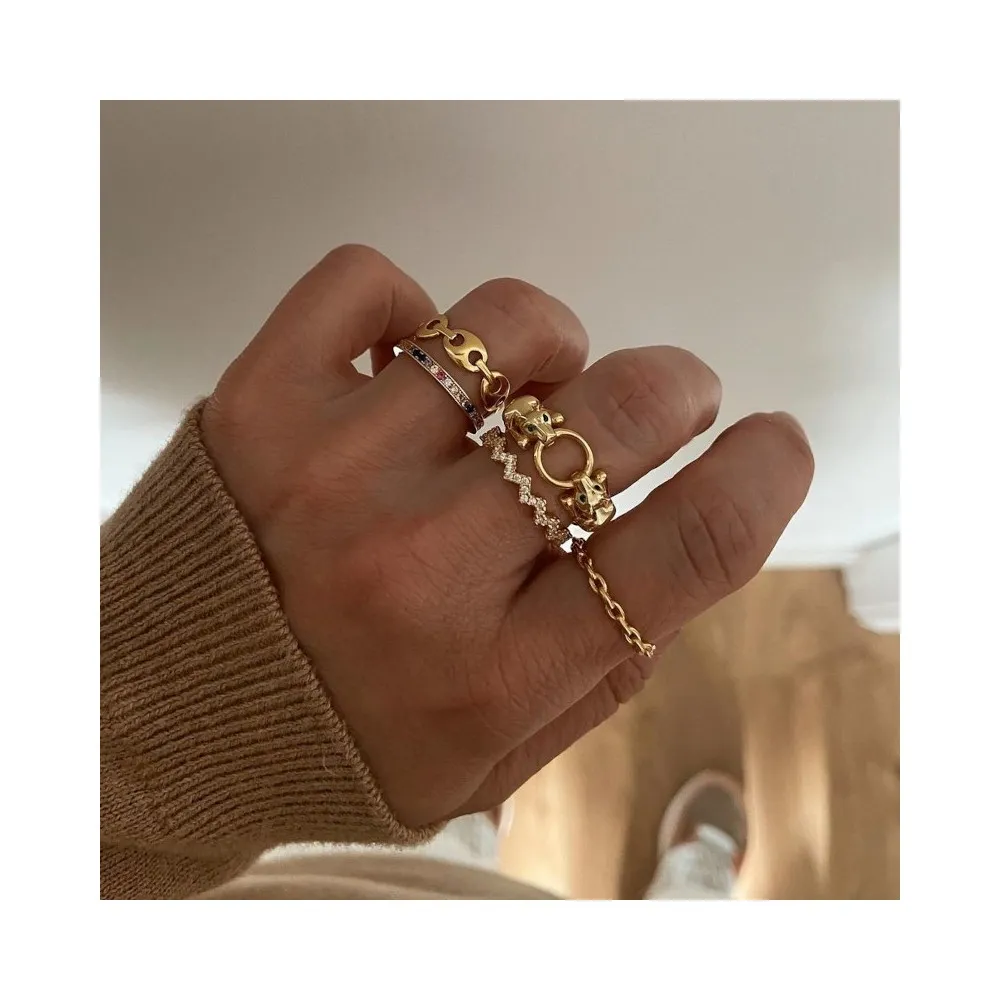 Anillo Panther Oro