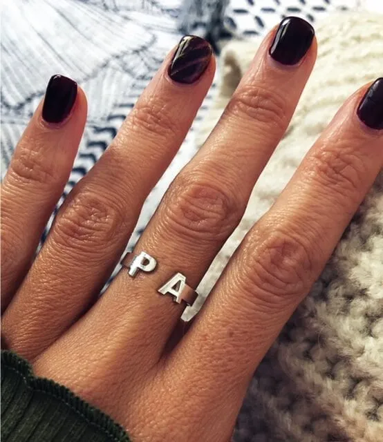 Anillo Personalizado Iniciales