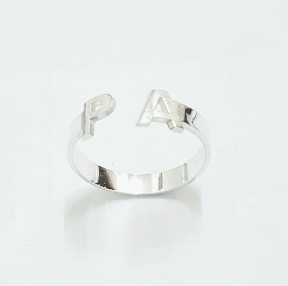 Anillo Personalizado Iniciales