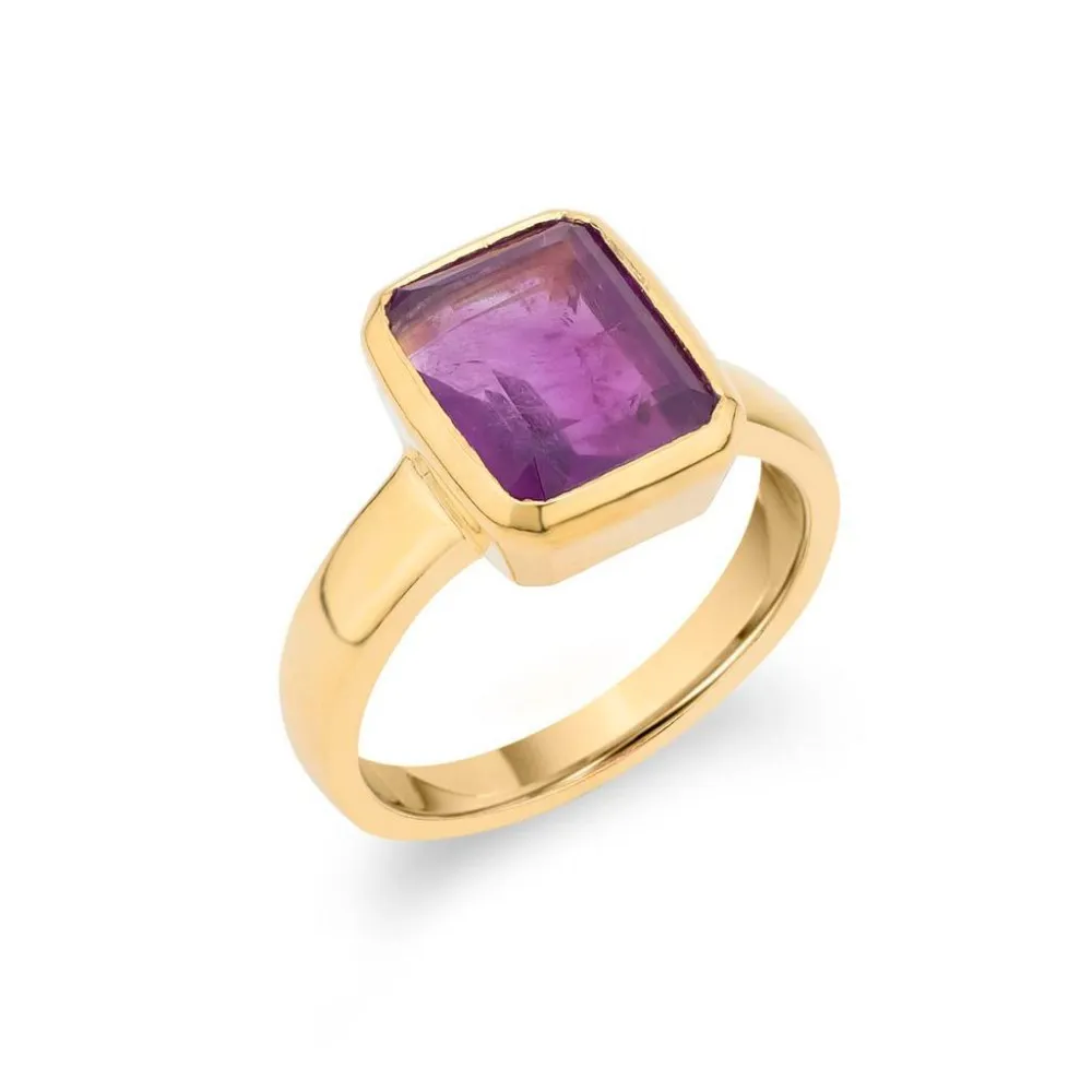 Anillo Rivoli Amatista Oro