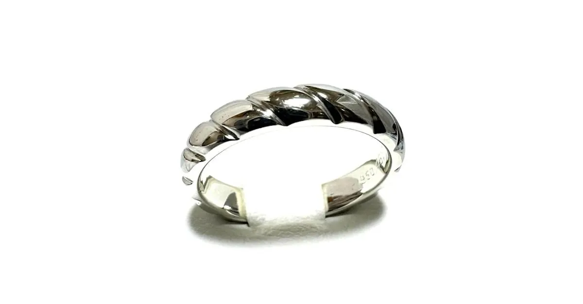 Anillo Torsade Chaumet en Platino 950 Plata 