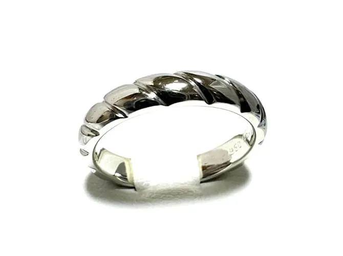 Anillo Torsade Chaumet en Platino 950 Plata 