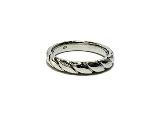 Anillo Torsade Chaumet en Platino 950 Plata 