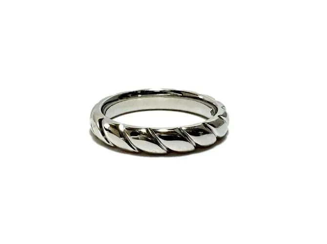 Anillo Torsade Chaumet en Platino 950 Plata 