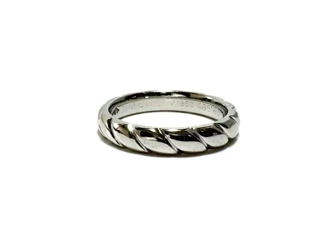Anillo Torsade Chaumet en Platino 950 Plata 