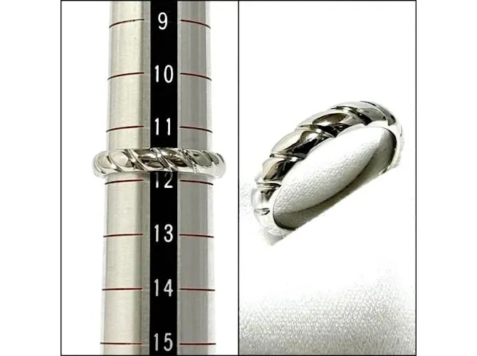 Anillo Torsade Chaumet en Platino 950 Plata 