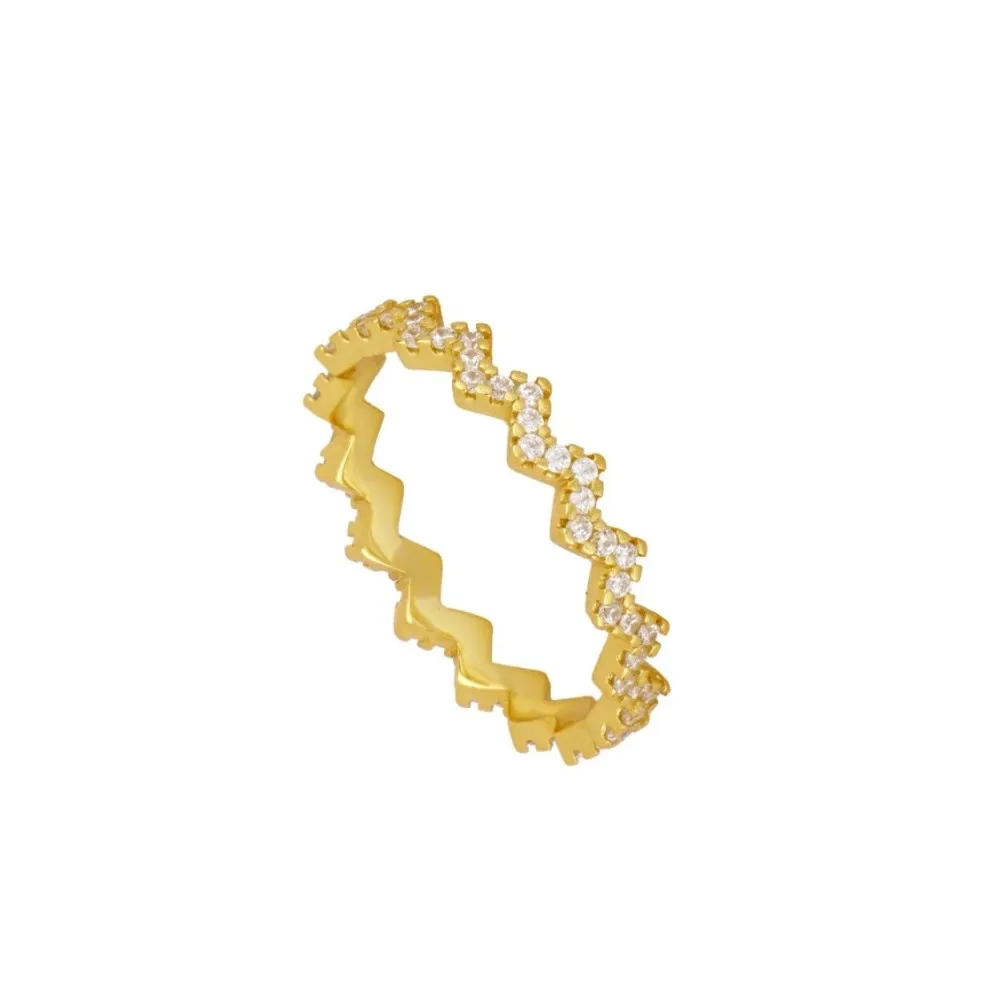 Anillo Zig Zag Oro