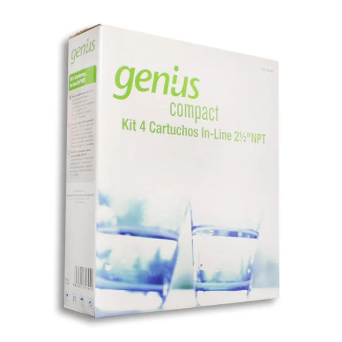 ATH conjunto filtros ósmosis genius compacta conexión rosca hembra