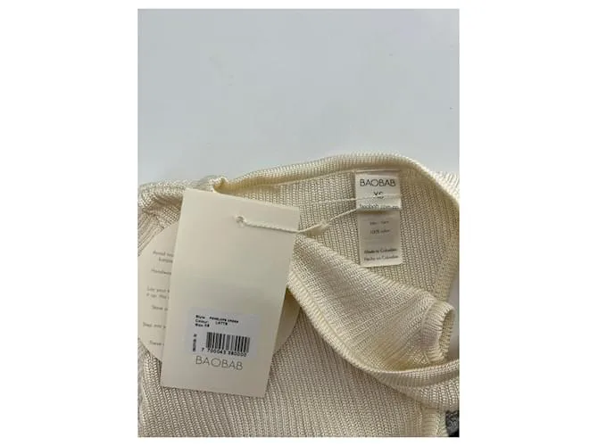Autre Marque BAOBAB Vestidos T.Internacional XS Sintético Blanco 