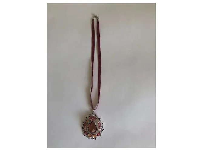 Autre Marque Collares pendientes Rosa 
