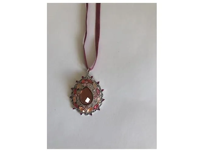 Autre Marque Collares pendientes Rosa 