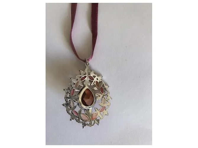 Autre Marque Collares pendientes Rosa 
