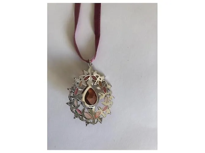 Autre Marque Collares pendientes Rosa 