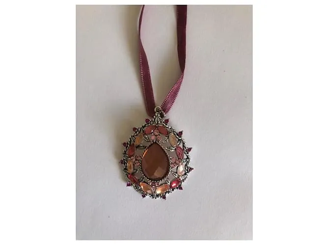 Autre Marque Collares pendientes Rosa 