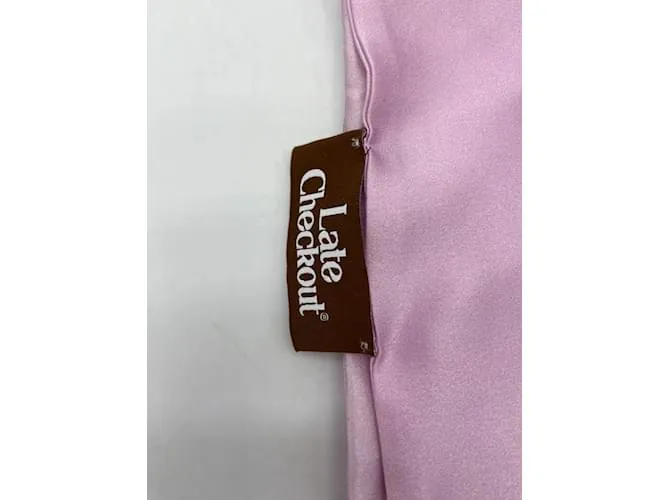 Autre Marque NO FIRMA / Bufandas SIN FIRMAR T.  Seda Rosa 