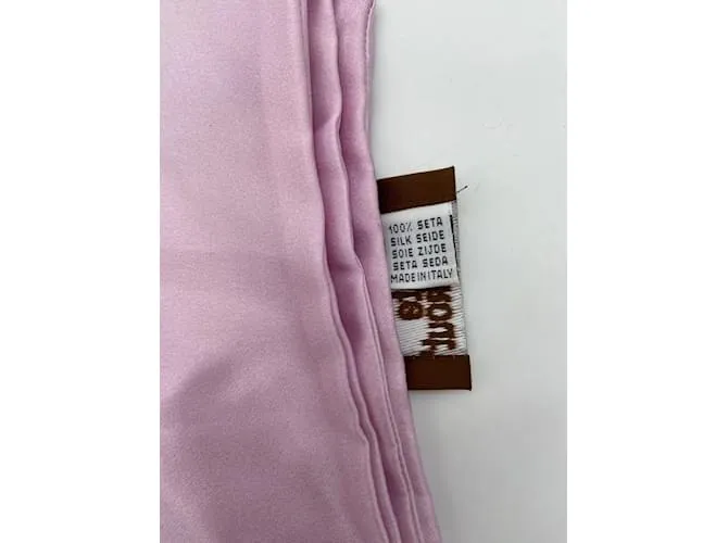Autre Marque NO FIRMA / Bufandas SIN FIRMAR T.  Seda Rosa 