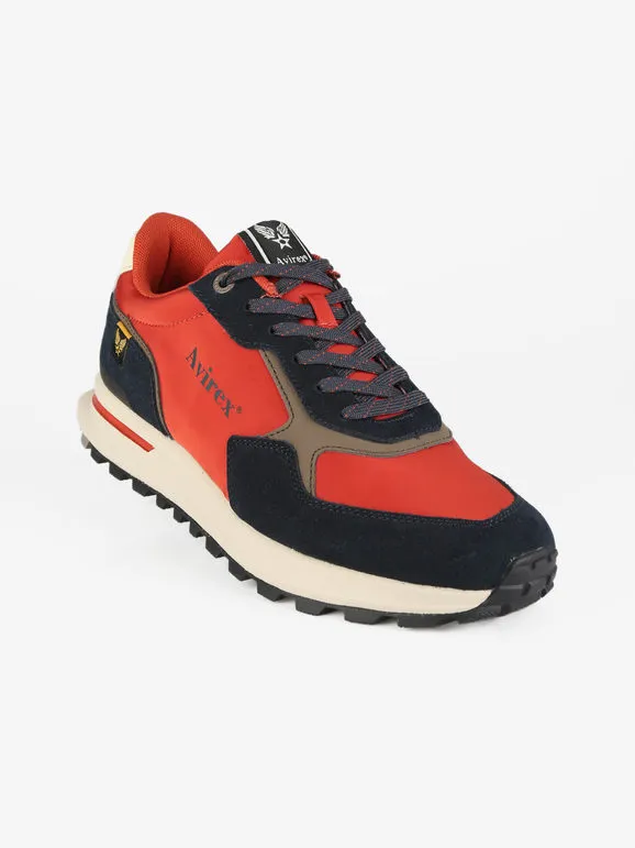 Avirex Zapatillas de piel para hombre