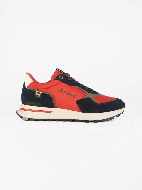 Avirex Zapatillas de piel para hombre