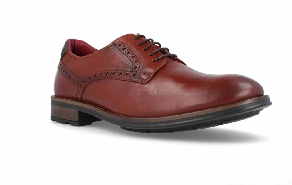BAERCHI  ZAPATO BLUCHER VESTIR SKIMO TAN