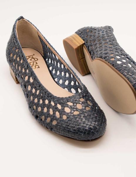 Bailarina Kess 21530 trenzado summer blue de mujer.