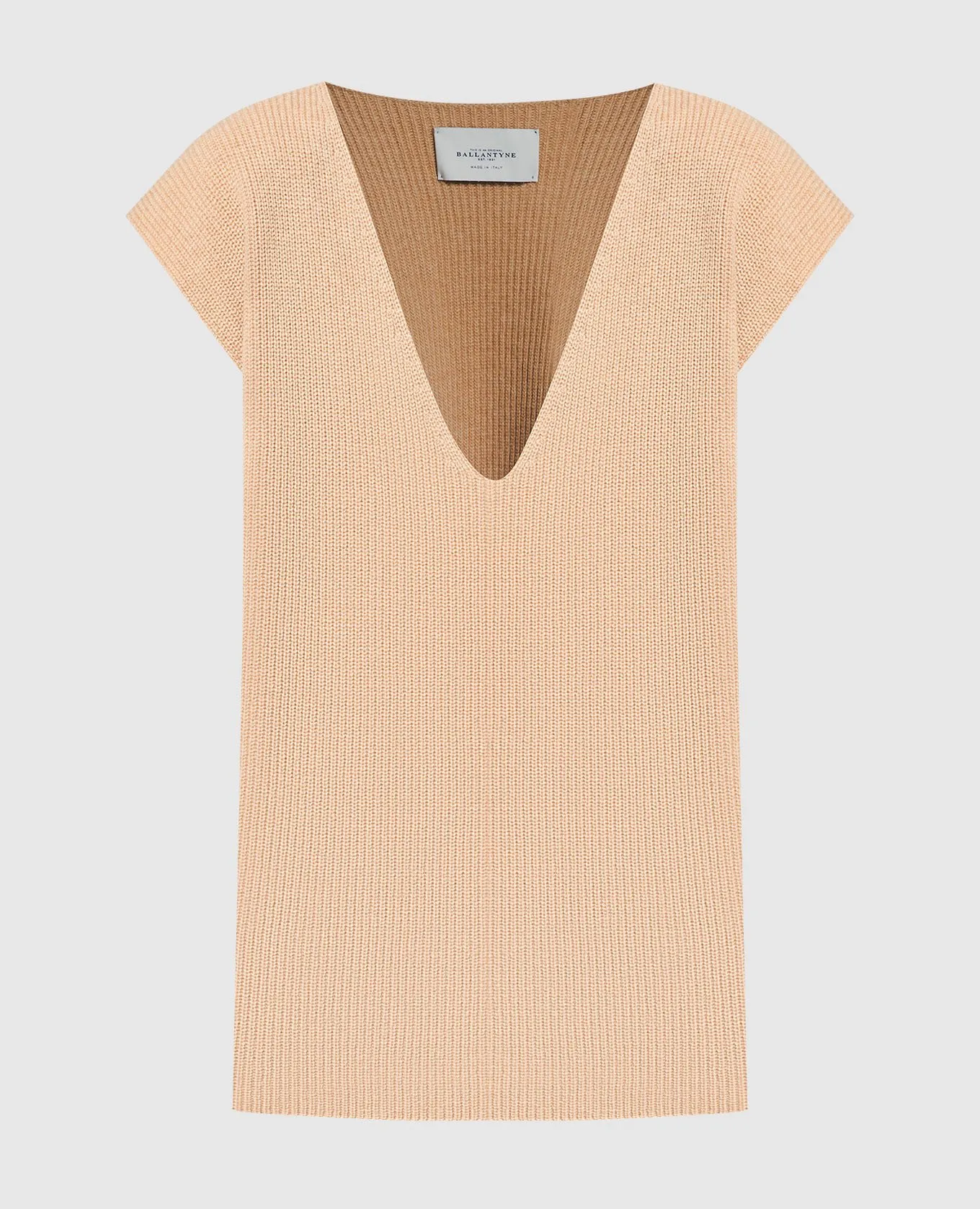 Ballantyne Brown vest made of wool
