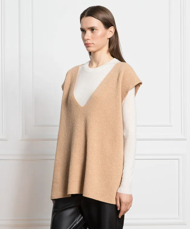 Ballantyne Brown vest made of wool