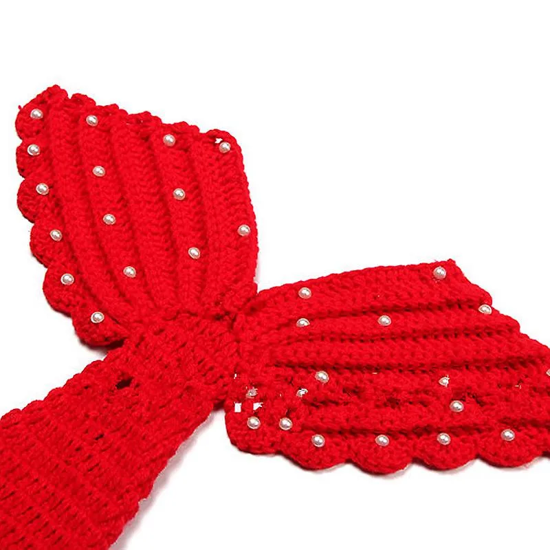 Beauty Mermaid Suits Wool Handmade Crochet Photography Sweater Newborn Baby Cap