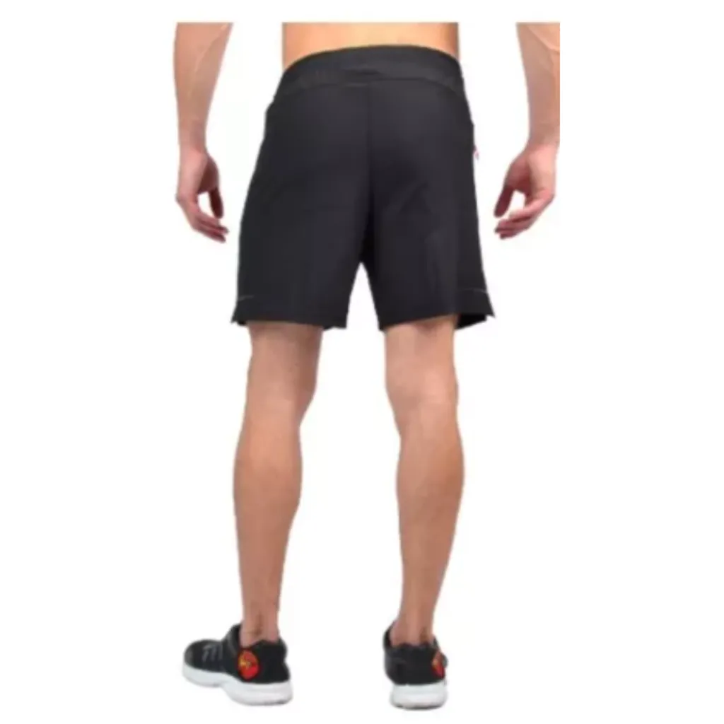 Bermuda De Lycra Hombre + Short Microfibra Shmicro Negro