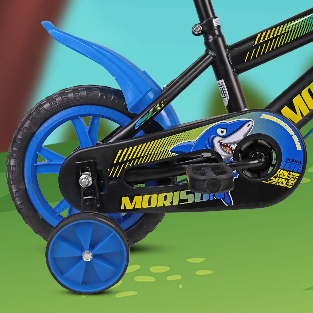 Bicicleta Rodada 12 Color Azul para Nio, Ruedas de Apoyo.