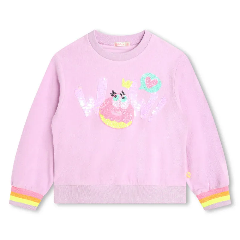 BILLIEBLUSH Sudadera felpa y lentejuelas