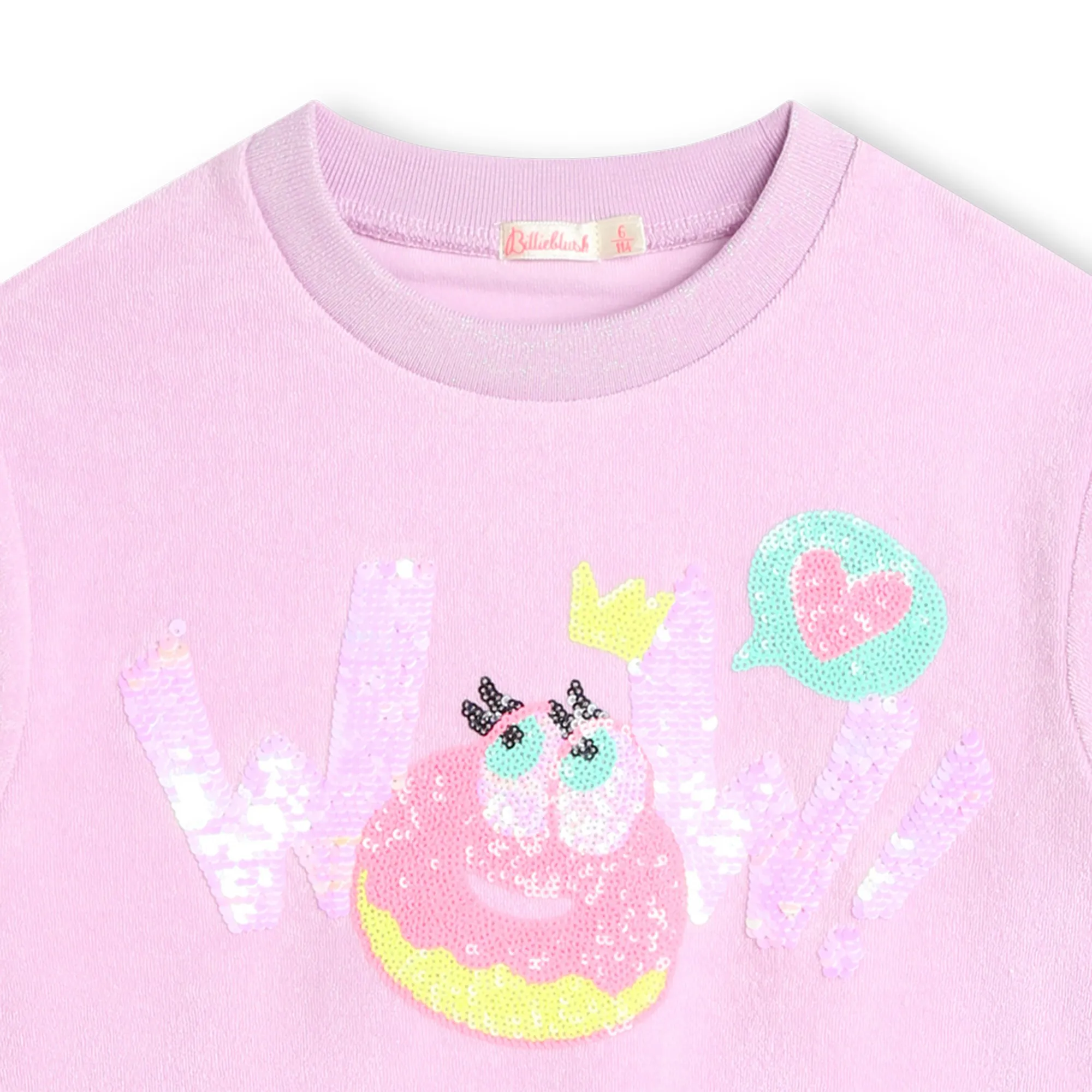 BILLIEBLUSH Sudadera felpa y lentejuelas