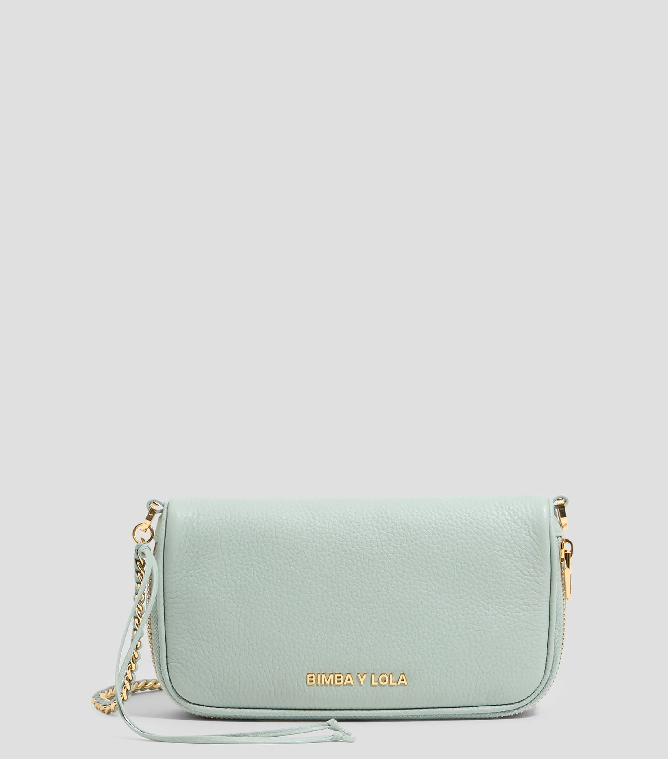 Bimba y Lola Bolso crossbody mini piel verde pastel Mujer