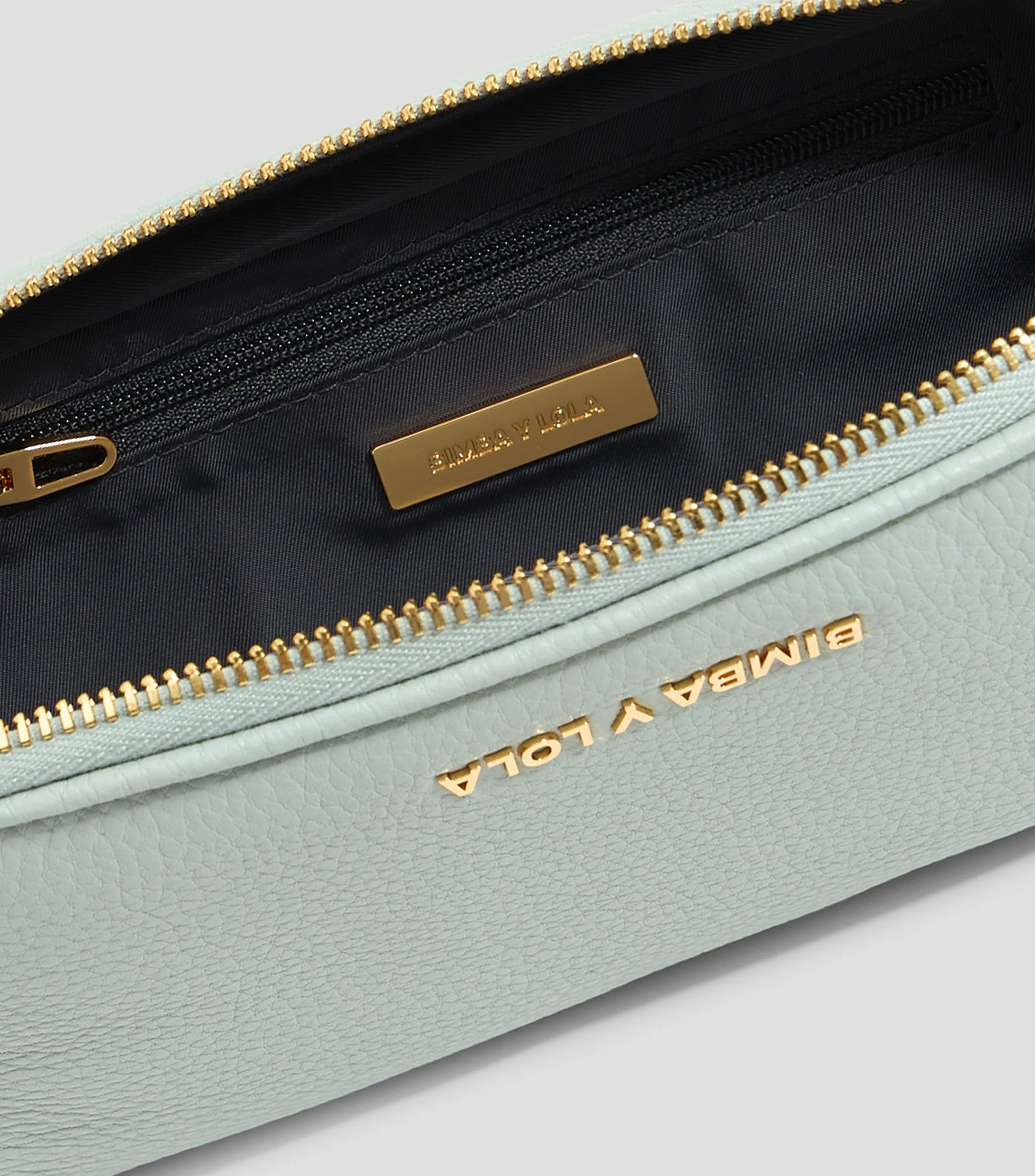 Bimba y Lola Bolso crossbody mini piel verde pastel Mujer