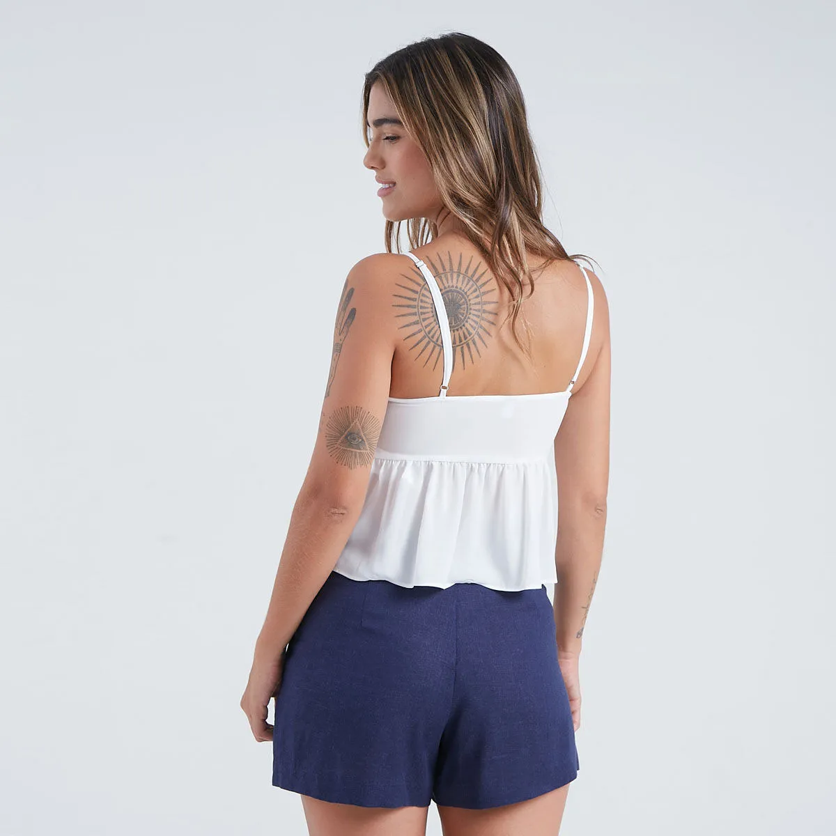 Blusa Con Escote En V